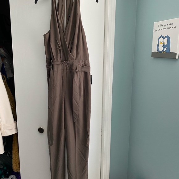 NWT army green super soft jumpsuit - Picture 4 of 7